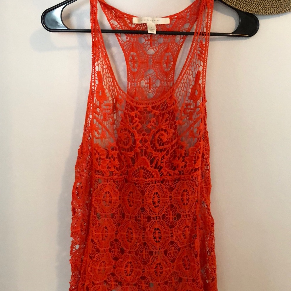 Lace tank top